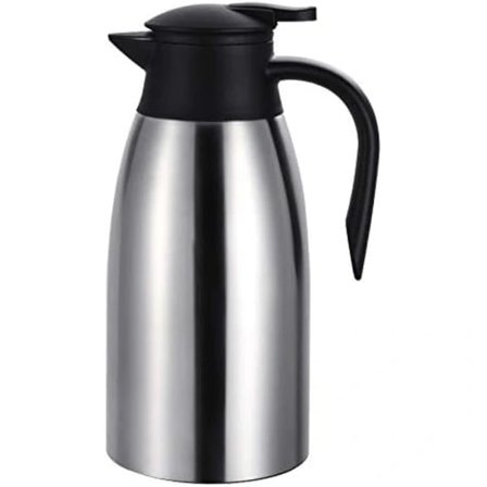 Isolerad kanna, kaffekanna i rostfritt stål