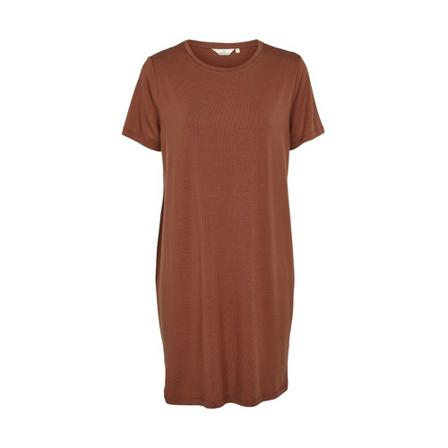 Basic Apparel Jolanda Tee Kjole Brun, Dame