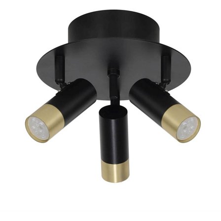 Oriva 3xMini svart/mässing 49624-80-50