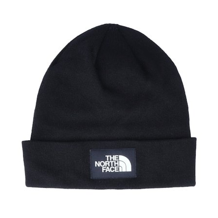 The North Face - Svart cuff Beanie - Dock Worker Recycled Black Cuff @ Hatstore