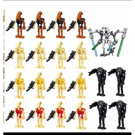 Star Wars Battle Droids Rakennuspalikat Mini Toimintahahmot Set Minifiguurit Lelut Työpöydän sisustus
