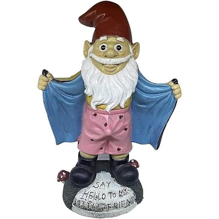 Utendørs statue hagedekorasjon stor 20cm hagenisse humor Gnomes harpiks Figurine Statue Hage Nisse Skulptur Miniatyrdekorasjon