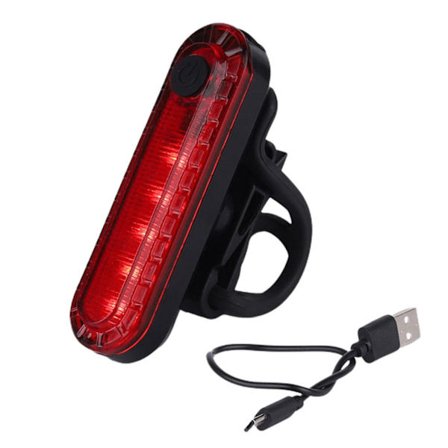 Cykel Baklampa 300 Lumen USB Uppladdningsbar Vattentät MTB Cykel Bakljus Ciclismo