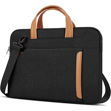 Laptop Taske Bæretaske 13-16.1 Tommer, Slank Computer Sleeve Kompatibel Med Macbook Air 13 M1/m2, Macbook Pro 13/14 2021, Surface Laptop, Sort
