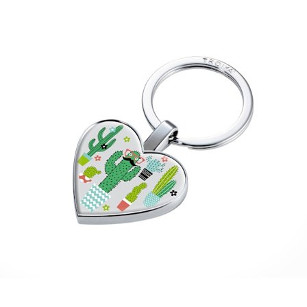 Nyckelring Mr. Mexico - kaktus - hjärta