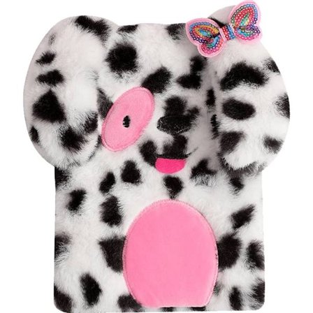 Spotted Dog Planner Fluffy Journal Notebook Hund Hemlig Anteckningsblock Söt Cartoon Valp Skriv Dagbok Agenda