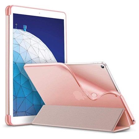 Smart Cover kompatibel med iPad air 3 10.5"" Generation Smart Cover Cover Translucent Matte Back Magnetisk Cover - Fuld Rosaguld