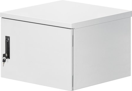 INTELLINET Industrial IP55 19" Wall Mount Cabinet 9U with Integrat