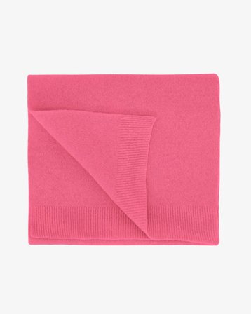 Merino Wool Scarf - Bubblegum Pink