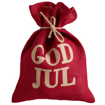 God Jul Julklappssäck 38 cm
