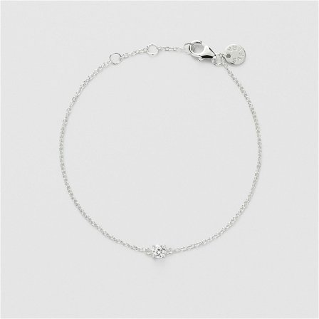 The One Armband - Sterling Silver - Safira