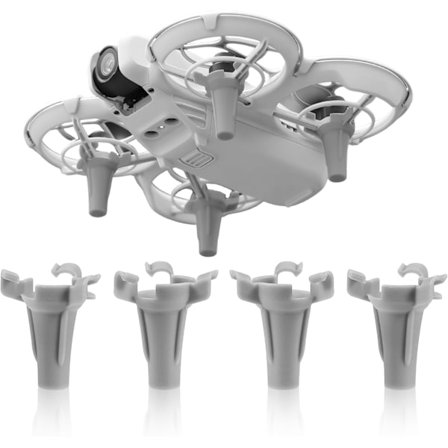 Laskuteline DJI Neo -lisävarusteille - 10 mm laskutelineen jatke, kevyt laskutelineiden sarja pikalukituksella, DJI Neo -dronen lisävarusteet