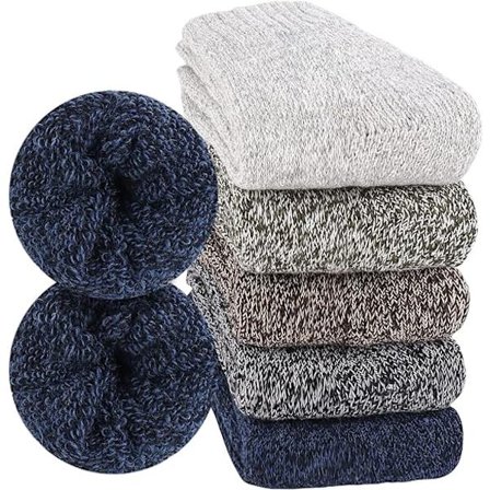 10 par sokker til menn, vinter, varme, termiske, tykke ull, gave til menn, varme sokker til menn, oppvarmede sokker til menn