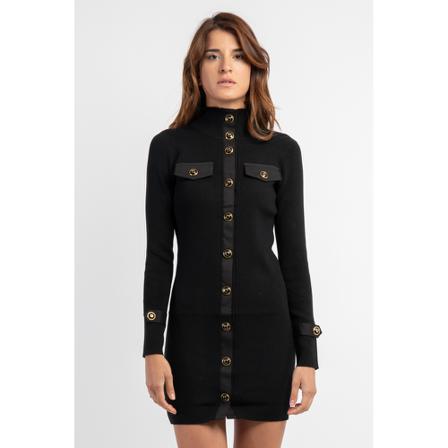 Pinko, Dress Zwart, Dames, Maat:M,Polyamide