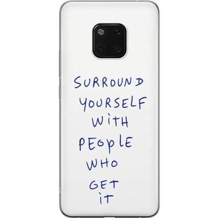 Kompatibelt Mobilskal till Huawei Huawei Mate 20 Pro Välj människor som verkligen fattar dig