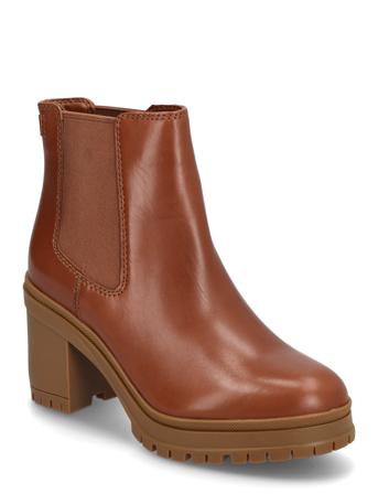 Lauren Ralph Lauren Cailie Leather Bootie Brun