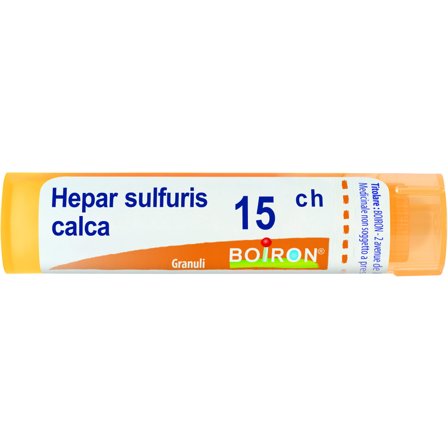 Boiron Hepar Sulfuris Calcareum 15Ch Tubo 80 Granuli 4g