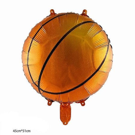 18 tommers basketball aluminiumsfolie gassfotball baseball bar fest kjøpesenter dekorasjon aluminiumsfolie ballong