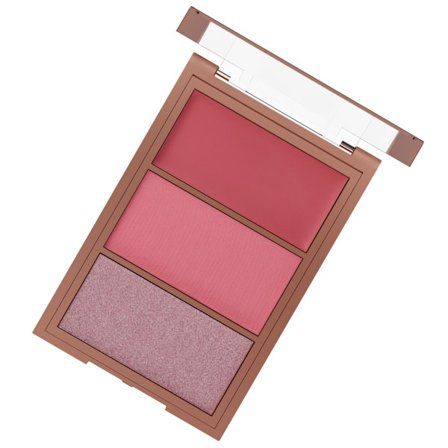 Bärbar Rouge Palett Kindben Konturering Rouge Highlighting Flush Effekt