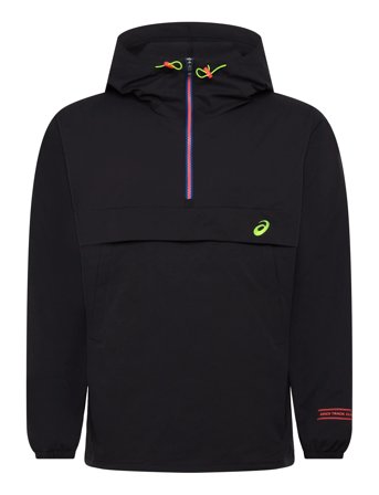 Asics Atc Relaxed Pullover Jacket - Black - S