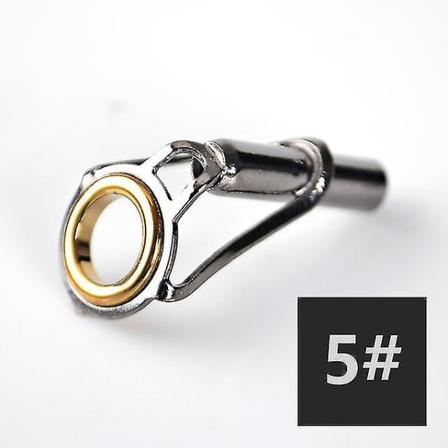 5 St/lot Fiskspö Toppstyrning 1,6 Mm-4,6 Mm Fiskeredskap Spö Ti