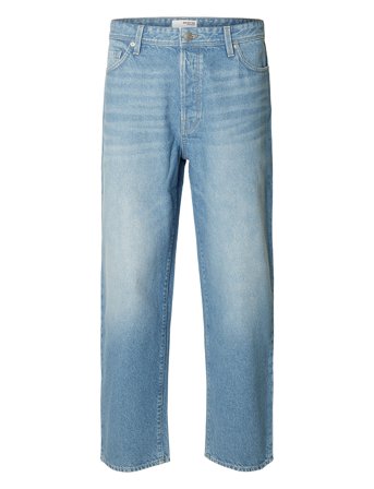 Slh-Barrel 5423 L.b Wash Jns Blue Selected