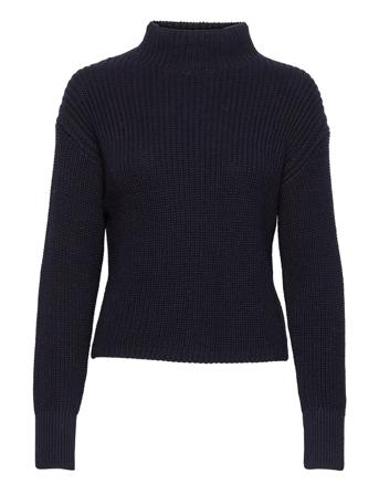 Betty Sweater Høyhalset Pologenser Blå Filippa K