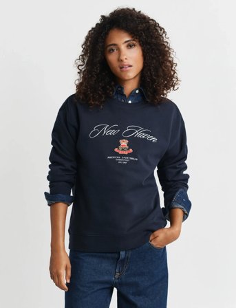 GANT Crest C-Neck Sweat - S