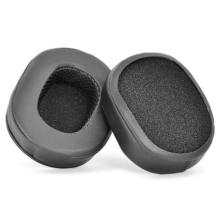 2 stk. Ørepude til Razer Blackshark V2 X, V2 Pro udskiftning, Sort Oval