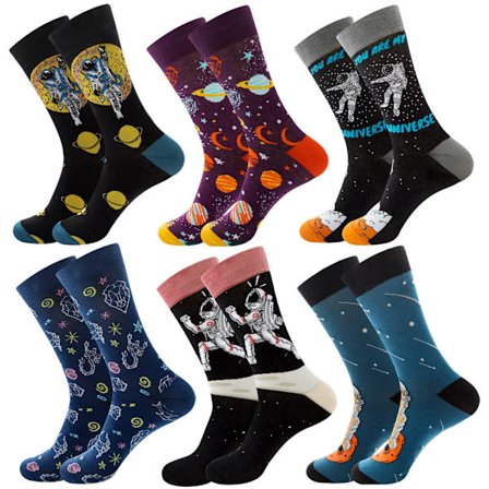 Menn Fargerike Morsomme Strømper - Funky Mønster Strømper Nyhet ,ZQKLA