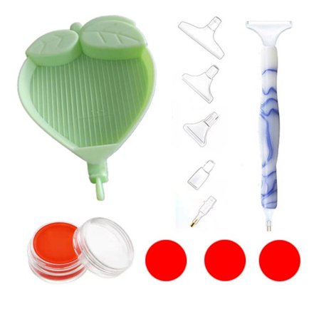 Diamantmalerbakkesæt Diamantmalepen SÆT 5 SÆT 5