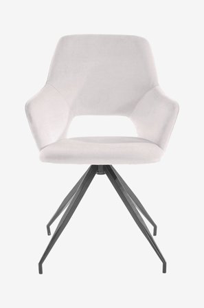 Loft24 - Stol med armlæn Tracy, 2 stk. - Grå - Stole med armlæn - Fra Homeroom