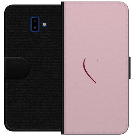 Kompatibel Tegnebogsetui til Samsung Samsung Galaxy J6+ SoftPinkLove
