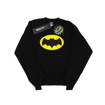 DC Comics Herr Batman TV-serie Logotyp Sweatshirt M Svart