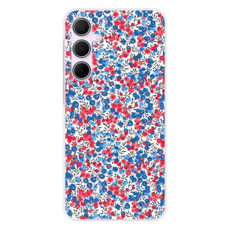 Siliconfodral - Kompatibel med Samsung Galaxy A55 5G - design liberty wiltshire blå