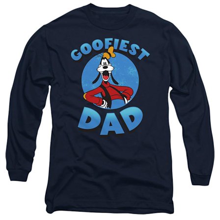 Mickey Mouse Unisex Vuxen Goofiest Dad Goofy T-Shirt S Marinblå
