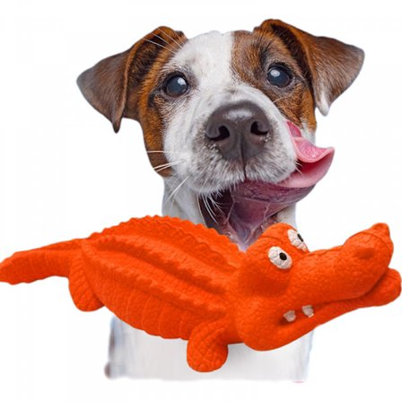 Koirien purulelut aggressiivisille pureskelijoille Alligaattorin pää Suuri Keskikokoinen Rotu Lähes Tuhoamaton Koiran Purulelut Hammasharja Kumi