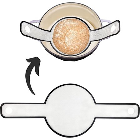 Silikon Bagemåtte, Vaskbar og Genanvendelig Anti-Skrid Sikring Silikon Bagemåtte, Silikon Brødmåtte til Dutch Oven