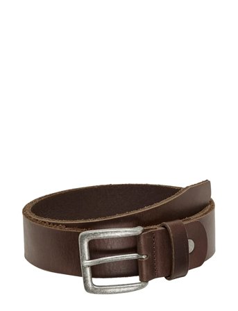 Onscarter Medium Leather Belt Noos Brown ONLY & SONS