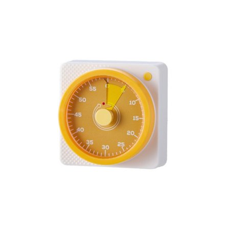 Stille Magnetisk Køkkenur - 60-Minutters Visuel Nedtælling, Digital Tid til Madlavning, Børstning, Bad med Letlæseligt Display, Timer til Lærere