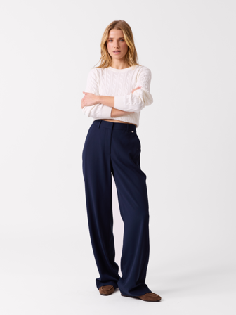 MATCH - Ana genser - Jean Paul - Str. XS - Dame - Gensere & Cardigans - Hvit - 100% bomull - økologisk