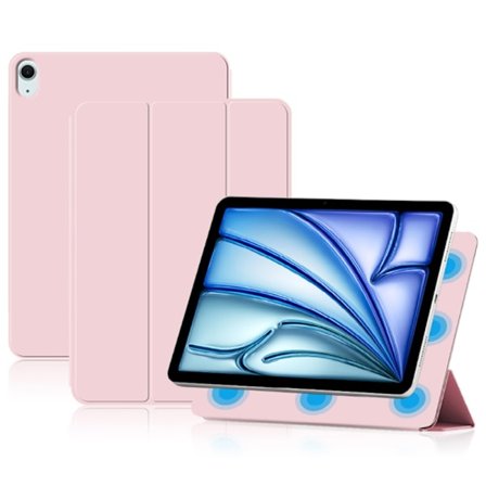 Apple iPad Air 13 2. Gen (2025) Tri-fold Magnetisk Cover Rosa