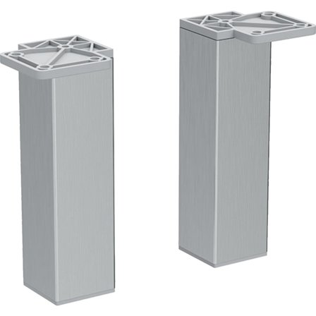 Ifö Elegant Fotstöd för underskåp, silver, Badrum