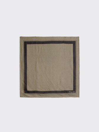 Holzweiler - Fine Silk Houndstooth Scarf - Yellow mix - One size