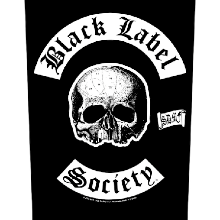 Black Label Society SDMF Patch One Size Svart/Vit