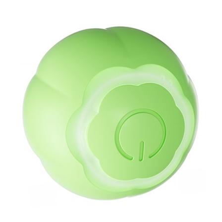 Smart kattelekeball interaktiv bitresistent lindrer kjedsomhet automatisk bevegelig rullende ball for katt kattunge gressgrønn