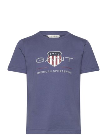 GANT Archive Shield Ss T-Shirt - Blue - 92