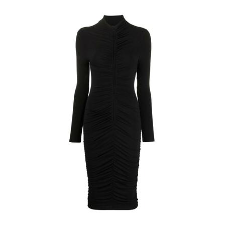 Pinko, Angeles Midi Dress Zwart, Dames, Maat:S