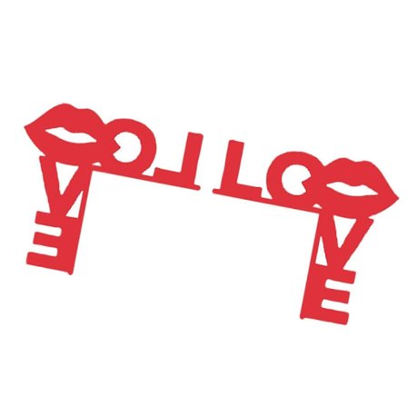 2 stk. Valentinsdag Dørkarm Dekoration Ornament til Par Soveværelse Træ[HK]