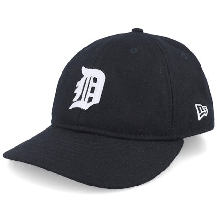 New Era - MLB Black fitted Czapka Z Daszkiem - Detroit Tigers MLB Cooperstown Script 59FIFTY Black Fitted @ Hatstore